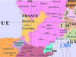 Guyenne en 1300