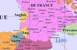 Guyenne en 1400